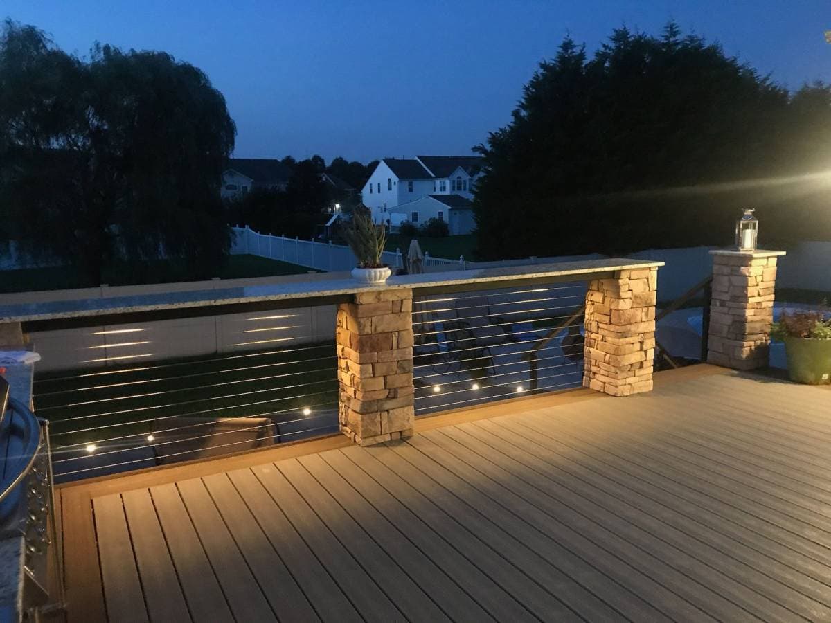 picture of a newly remodeled deck